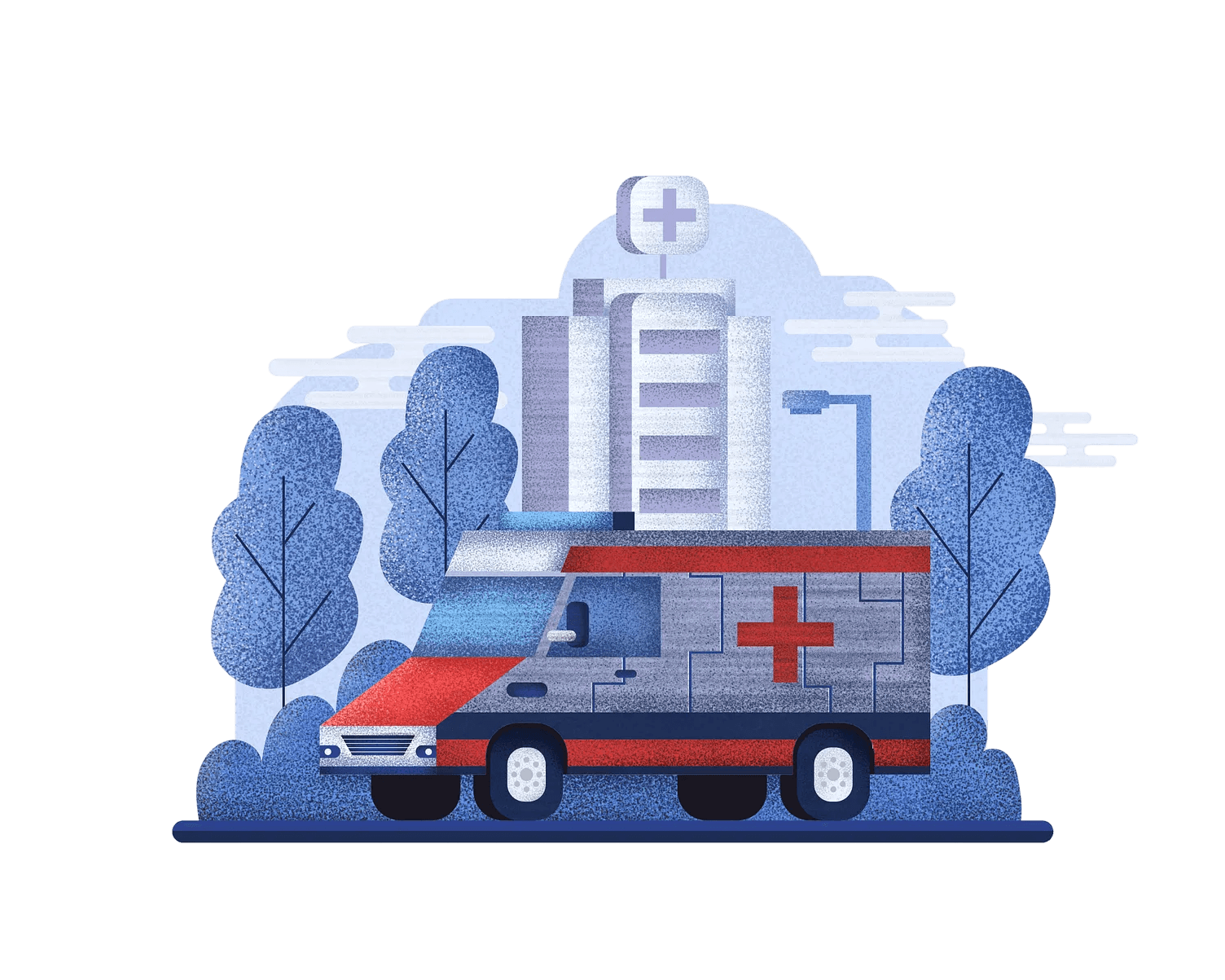 Illustration representing urgent care
